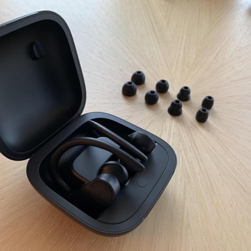 hopopwer Replacement Eartips Silicone Earbuds Buds Set for Powerbeats Pro Beats Wireless Earphone Headphones, Compatible with Beats Flex Beats X (Navy) - color: Navy