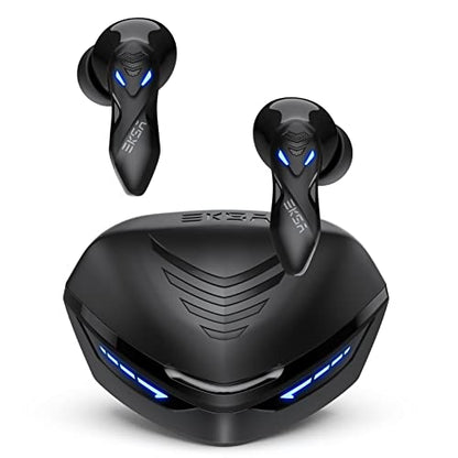 EKSA Wireless Gaming Earbuds, Bluetooth Headphones for Mobile Gaming, Switch, Music - 38ms Ultra Low Latency - 36 Hours Playtime - Game/Music Mode - Built in Mic - Noise Isolation