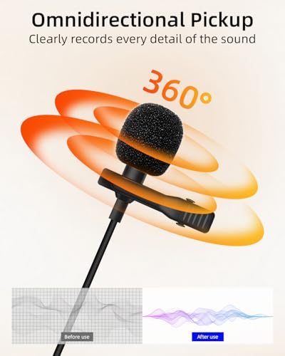 3.5mm AUX Lavalier Lapel Microphone, 3.5MM 3 Pole TRS Male Lavalier Wired Mic for Camera D/JI Mic,Computer,Speakers,Laptop(4.9FT/1.5M) - style: 3 Section