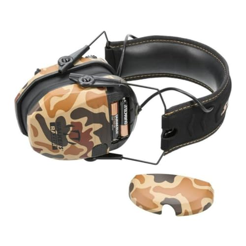 Walker's Razor Slim Electronic Earmuffs | Protective Case - color: Duck Camo
