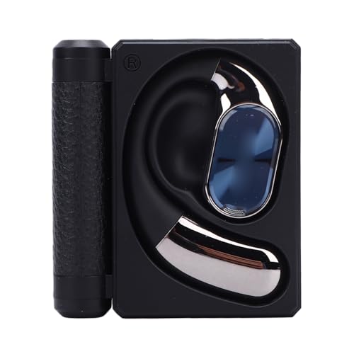 Ear Buds Wireless Earbuds Bluetooth Headphones, 2026 New Dual Fold Design Bluetooth 6.0 Earbuds with Ear Hooks, Sweatproof Noise Canceling, for Running Working (Black) - color: Black