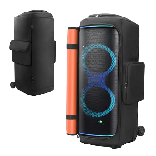 Speaker Case Compatible with JBL PartyBox 720 Portable Speaker | Outdoor Party Travel Dust Cover Protective Case Storage Bag with Pockets for JBL PartyBox 720 and Accessories
