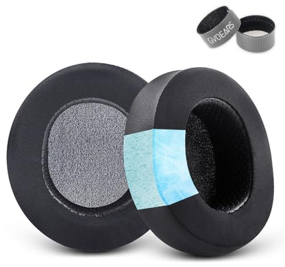 GVOEARS Cooling Gel Replacement Ear Pads Cushions for Steelseries Arctis 1/3/5/7/7X/9/9X/Pro/Prime/Xbox (Do Not Fit Any Arctis Nova) Wireless Headset, Earpads with High-Density Foam Ice Silk Fabric