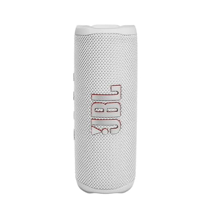 JBL Flip 6 - Portable Waterproof Speaker - White | Louder, more powerful sound, IP67 waterproof and dustproof, 12 Hours of Playtime, Bold design - color: White
