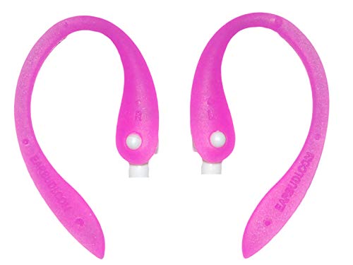 Flexible Ear Hooks Compatible with AirPods Pro – Slides On & Off Easily | Adjustable Bendable Wire for Secure Fit Around Ear (Pink) - color: Pink