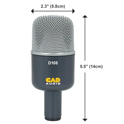 CAD Audio D108 Dynamic Kick Drum Microphone