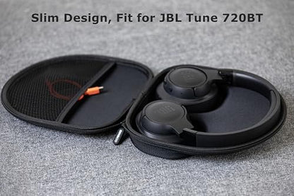 Ginsco Universal Headphone Case Compatible with JBL Tune 510BT 520BT 720BT 770NC/Sony WH-CH520 WH-CH720N/Soundcore Life Q20 Q20i Q30/Bose/SkullCandy/BERIBES/TOZO/KVIDIO/JLab etc Wireless Headphone