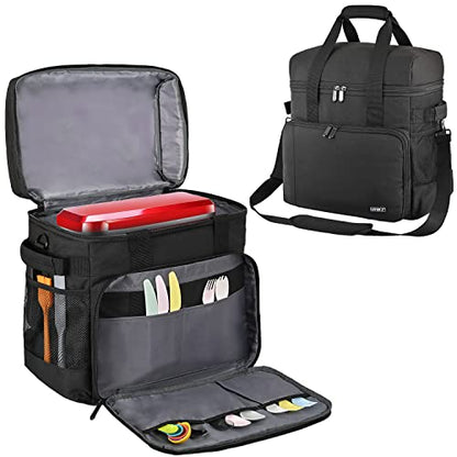 LEFOR·Z Stand Mixer Bag Compatible with KitchenAid Mixers (6-8 Quart),Padded Mixer Portable Storage Travel Carrying Case with Pockets Fits for Kitchen Aid Accessories and Attachments,Bag Only