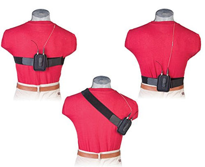 Neotech Wireless Performance Pouch - Neoprene Holder & Strap for Wireless Transmitter - Instrument Strap or Belt Pouch for Mic Pack - Easy Attachment, Fits Most Transmitters
