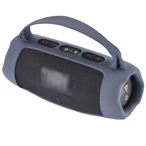 Silicone Case for JBL Charge 5 Wi-Fi/Charge 5 Portable Bluetooth Speaker, Protective Sleeve with Handle and Shoulder Strap Wireless Speakers Accessories (Blue) - color: Blue