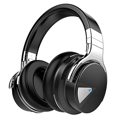 Million Sold 10 Years Classic E7 Active Noise Cancelling Headphones with Upgraded Noise Cancellation, Bluetooth Headphones Wireless with HD Sound Vivid Deep Bass, for Home Office Travel Birthday Gift - color: Black