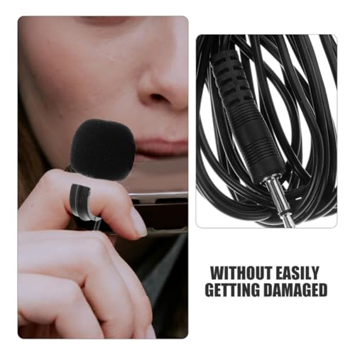 Vaguelly Clip Condenser Microphone Pickup for Instrument and Trumpet with Amplifier Function, Abs Plastic Wired Mic for Concerts and Professional Orchestra Use