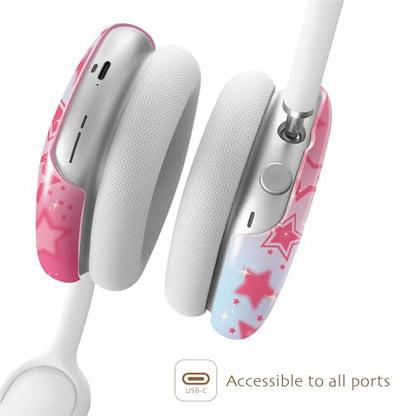 iBenzer Protective Case for AirPods Max Headphones, Ear Cups Cover for Apple AirPods Max (2024 USB-C / 2020 Lightning), Starry Cotton Candy, AP-MAX-134 - color: Starry Cotton Candy