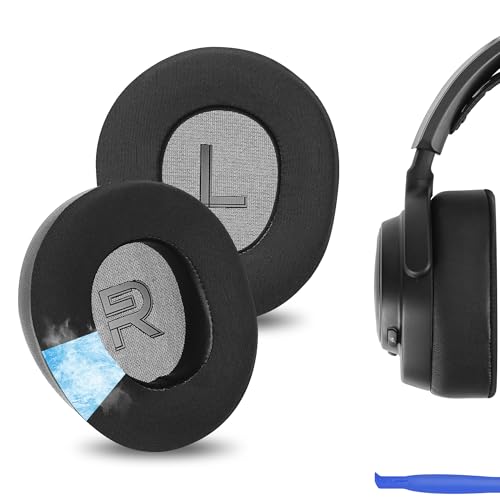 Geekria Sport Cooling-Gel Replacement Ear Pads for SteelSeries Arctis Nova Pro Wired/ Nova1/ 1P/ 1X/ Nova3/ 3P/ 3X/ Nova4/ 4P/ Nova5/ 5P/ 5X/ Nova7/ 7P/ 7X Headphones, Ear Cushions (Black) - color: Black