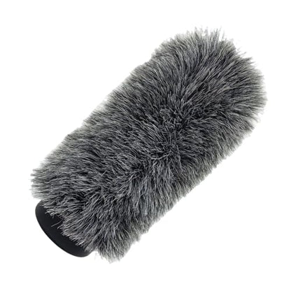 Microphone Deadcat Windscreen Compatible with NTG3 MKH416 ME66 670 1pc Artificial Furry Wind Cover Outdoor Audio Noise Reduction Muff - color: silk gray