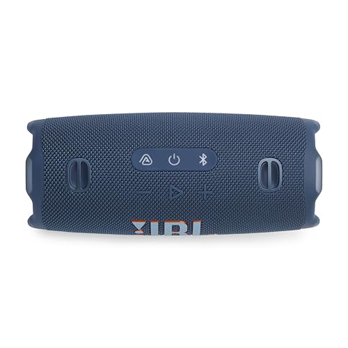 JBL Charge 6 Portable Bluetooth Speaker, Waterproof, Drop-Proof - Blue | Long Battery Life Up To 28 Hours, Quick Charging, Built-In Powerbank, Weatherproof For Outdoor, Poolside, And Shower Use - color: Blue