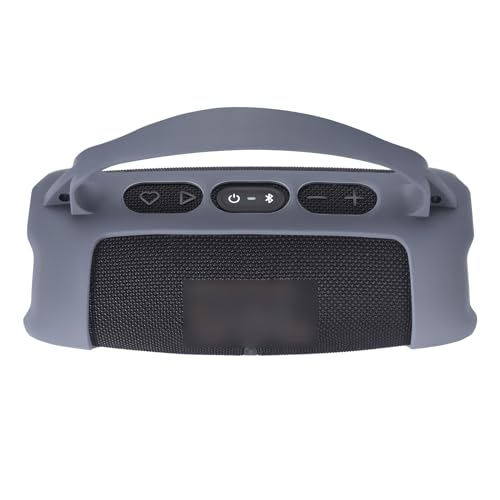 Silicone Case for JBL Charge 5 Wi-Fi/Charge 5 Portable Bluetooth Speaker, Protective Sleeve with Handle and Shoulder Strap Wireless Speakers Accessories (Blue) - color: Blue