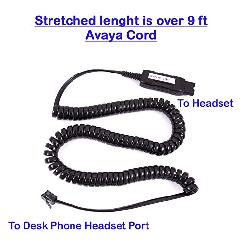 INNOTALK Voice Tube Mic Binaural Customer Service Center Phone Headset Compatible with Avaya 4621 4622 4624 4625 4630 5410 5420 5610 Phone - HIC Quick Disconnect Headset - size: Voice Tube Mic Binaural