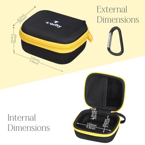 Case for Monster Cube 1 Portable Bluetooth Speaker - Hard Protective Travel Carrying Storage Organizer Bag (Black)