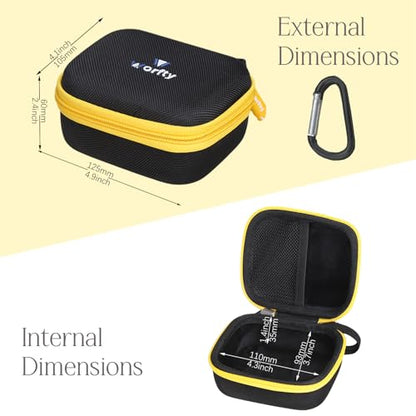 Case for Monster Cube 1 Portable Bluetooth Speaker - Hard Protective Travel Carrying Storage Organizer Bag (Black)