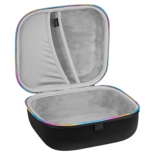 Geekria Shield Headphones Case Compatible with Sennheiser HD400PRO, HD560S, HD598, HD 599SE, HD280PRO, HD 600, Replacement Hard Shell Travel Carrying Bag with Cable Storage (Black) - color: Black
