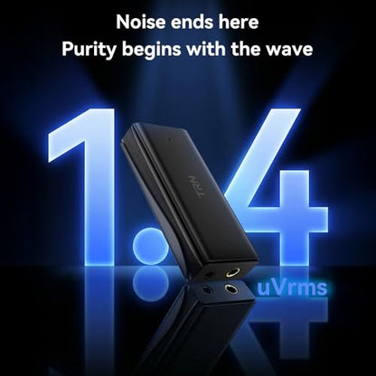 Fanmusic TRN Wave QCC3095 + Dual CS43198 Portable DAC/AMP Supports Bluetooth 6.0 Decoder Earphone Amplifier 4.4mm/3.5mm Type-C USB