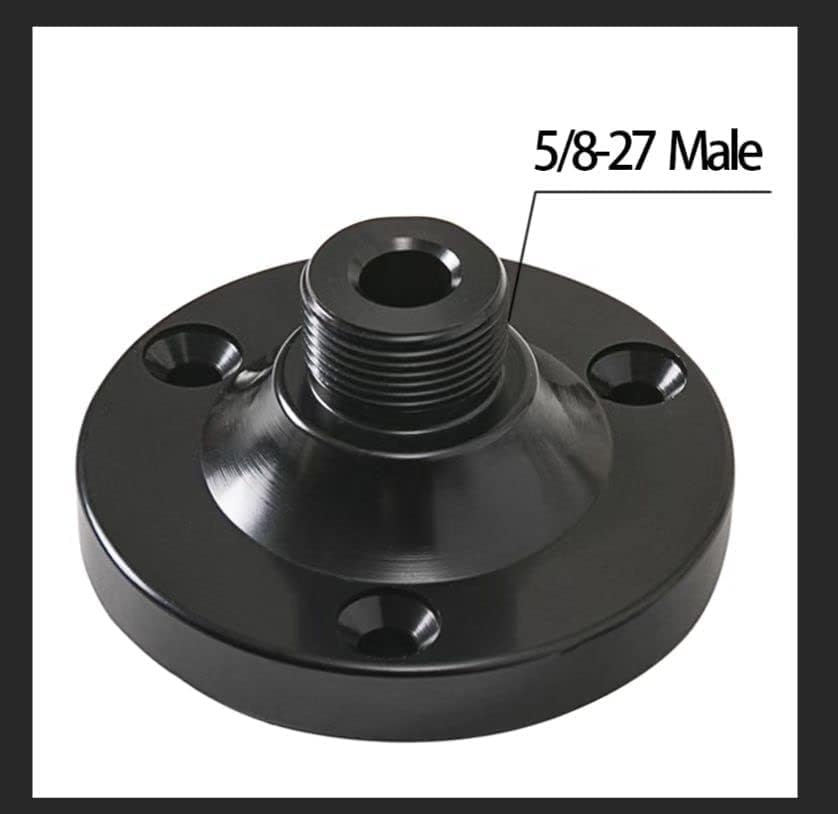 Gooseneck Table Microphone Mount - 5/8 Male, Black, 1Pack - color: Black, size: Microphone Stand