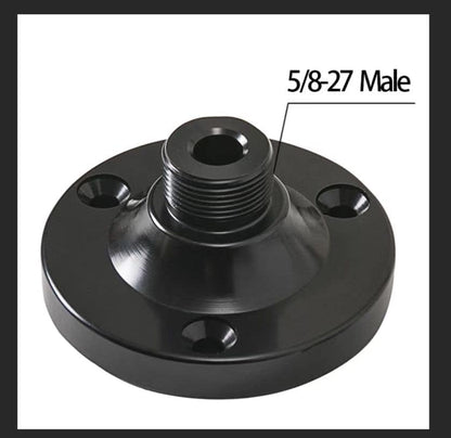 Gooseneck Table Microphone Mount - 5/8 Male, Black, 1Pack - color: Black, size: Microphone Stand