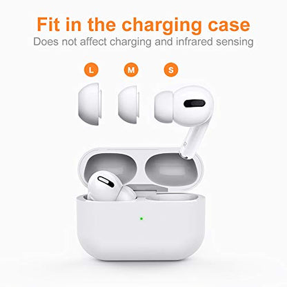 6 Pairs Replacement Ear Tips for AirPods Pro/AirPods Pro 2 Silicone