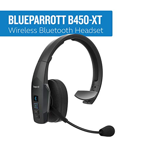 BlueParrott B450-XT Noise Cancelling Bluetooth Headset – Industry Leading Sound with Long Wireless Range, Extreme Comfort and Up to 24 Hours of Talk Time