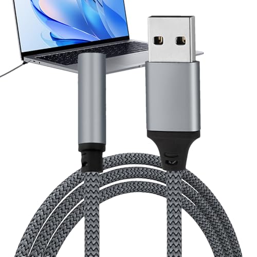 USB to Jack Audio Adapter 3.5mm Audio Adapter Jack Stereo Converter | Audio Jack External Stereo Sound Card Built-In Decoding Chip for Headphone Headset PC Laptop Desktop - size: 50cm