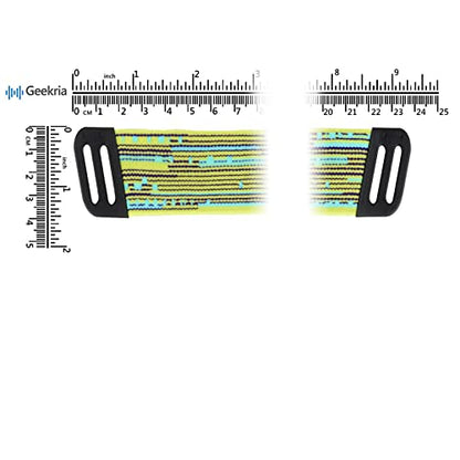 Geekria Mesh Fabric Headband Pad Compatible with Logitech G733, G335, G535 Headphones, Replacement Band Repair Part (Yellow/Mint Green) - color: Yellow / Mint Green