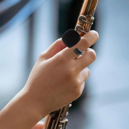 Vaguelly Clip Condenser Microphone Pickup for Instrument and Trumpet with Amplifier Function, Abs Plastic Wired Mic for Concerts and Professional Orchestra Use