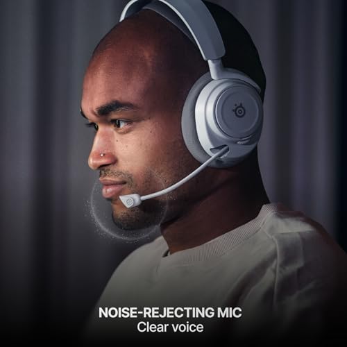 SteelSeries Arctis Nova 7P Wireless Gen 2 Gaming Headset - Real-Time App Control, 50+ HR Play, Neodymium Magnetic Drivers, Mix 2.4GHz/Bluetooth, PS5, PS4, PC, Switch 1/2, Mobile - White - color: White, style: PlayStation | PC