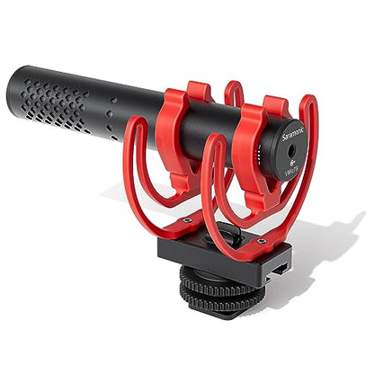 Saramonic VMic7S On-Camera Shotgun Microphone, Condenser Video Mic for Camera DSLR Phone Vlog Podcast Interview ENG/EFP Outdoor Recording