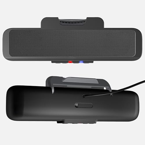 Cyber Acoustics CA-2890BT USB and Bluetooth Speaker Bar with Speakerphone | Compact Speaker Bar for PC and Mac, Great for Calls and Music, Auto-Switch Between Devices, Mic Mute Button, 5ft Cable - style: USB & BT