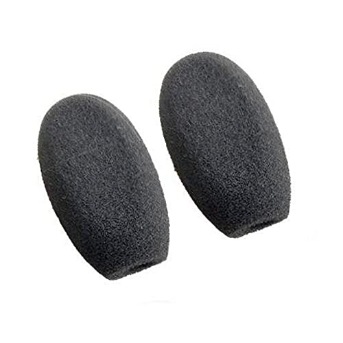 Foam Microphone Windscreens Covers 2 Pack I Compatible Gaming Headphones Mic - Turtle Beach Recon, Elite Pro, Sades SA708, Logitech Prodigy, Kotion G2000 by Global Teck - color: 2-Pack (Black)