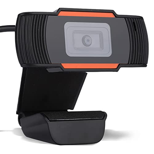ciciglow Webcam,720P Computer Camera,USB 2.0 with Built-in Sound-Absorbing Microphone,Supports a Variety of Video Conferencing Software,Suitable for Laptop Desktops