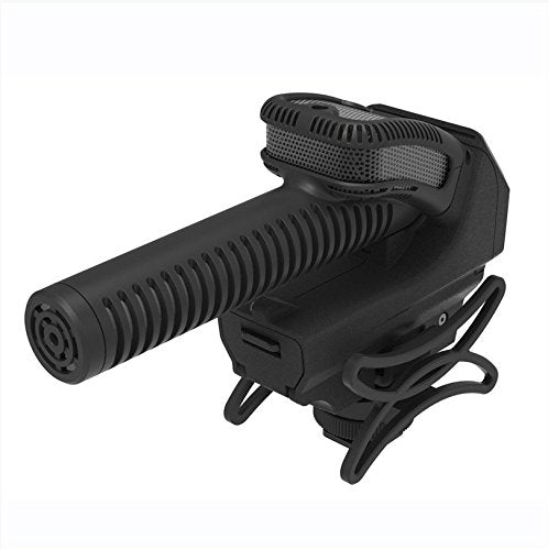 Azden SMX-30 Stereo/Mono Switchable Video Microphone | Swiveling Shock-Mount, Isolating Shock Mount, Recording a musical performance but want to tighten up the center image - style: SMX-30