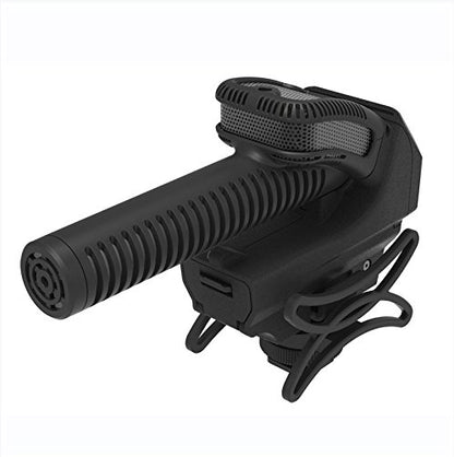 Azden SMX-30 Stereo/Mono Switchable Video Microphone | Swiveling Shock-Mount, Isolating Shock Mount, Recording a musical performance but want to tighten up the center image - style: SMX-30