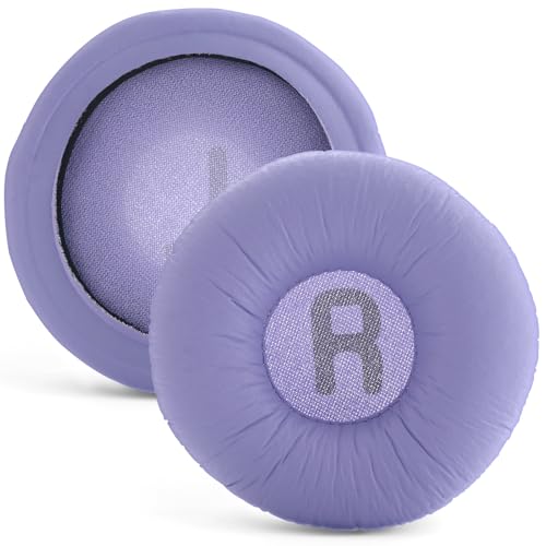 Tune 600 Ear Pads Replacement Ear Cushions Compatible with JBL Tune 600BTNC T500BT T510BT Tune 500 T450BT JR300 JR300BT Headphones High-Density Memory Foam Earpads Earmuffs Ear Cups Cover (Purple) - color: Purple