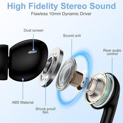 USB C Wired Earbuds Type C Headphone Headset Earphone USBC Earbuds with Mic | USB C Ear Buds for iPhone 17 Pro Max 17 Air 17E 16E 16 Plus 15 Pro,Samsung Galaxy S26 Ultra S26+ S25 S24,A17 A27 A37 Z Flip 7