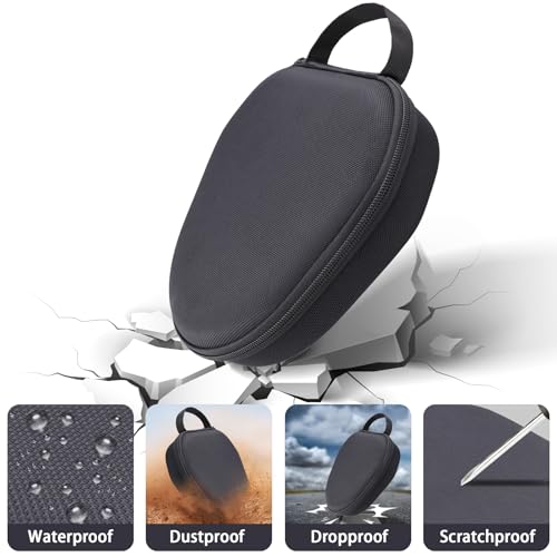 Hard Case for Apple AirPods Max 2/AirPods Max Wireless Headphones - color: Black Case