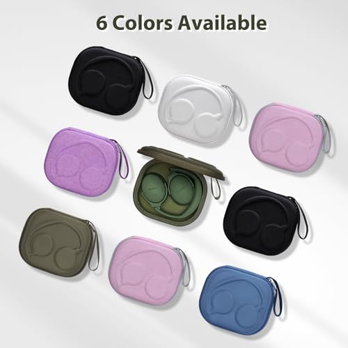 XANAD Hard Case for Bose QuietComfort, QC Ultra, QC 45, QC 35, QC45 SE, QC SE or Skullcandy Crusher Evo, Hesh ANC, Hesh Evo, Crusher ANC 2, Crusher, Riff 2 Noise Headphones, Green - color: Green