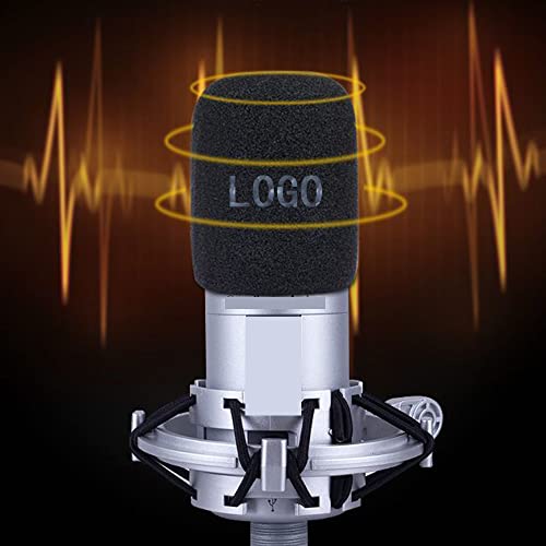 custom microphone cover Windshield foam cover microphone isolation shield Anchor Interview Headphones Windproof (cylinder) - size: cylinder