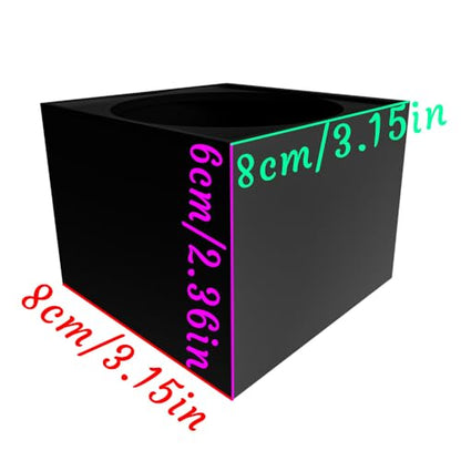 Customizable Microphone Flag for MV7 Personalization Microphone Logo Box MV7+ MV7X XLR mic flag (Black) - color: Black