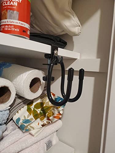 Clamp-On Headphone Stand Headset Holder PC Gaming Headset Hook Hanger, with Adjustable & Rotating Arm Clamp - Horizontal or Vertical Installation - Easy to use. for All Headphones Size