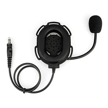 Retevis Walkie Talkie Tactical Headset with Mic,Can Be Worn Inside Helmet