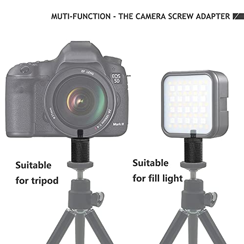 12 Pcs 1/4" & 3/8" Camera Screw Adapter Set - DSLR, GoPro, Flash & Light Stand Mounts - color: 12 Pcs