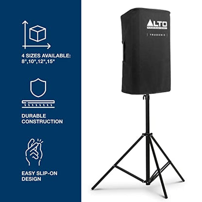 ALTO Durable Slip-On Cover for TS412 PA Speaker | Protective Rugged Cover, Nylon Lining Construction, Easy Handle and Pole Mount Openinings - style: TS412 Cover